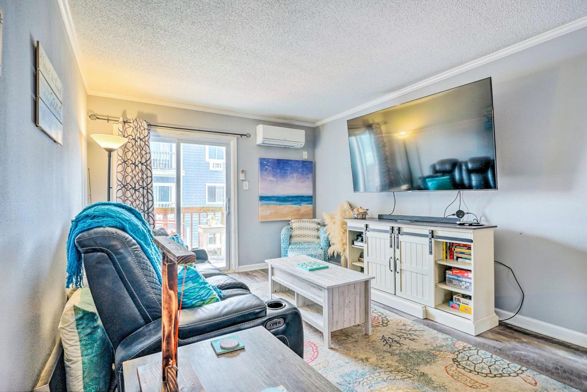 North Topsail Condo - Steps To Beach! North Topsail Beach Exteriör bild